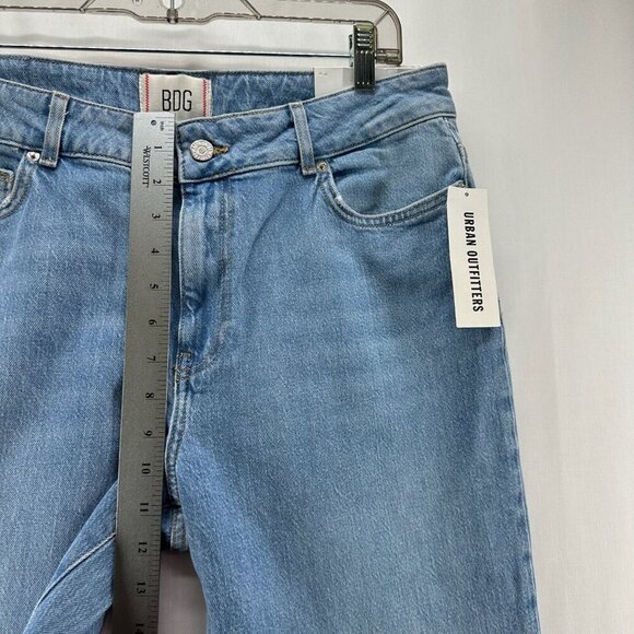 BDG Jeans Womens Size 31 Mid Rise Skinny Cropped Light Washed Denim Cotton Blue - Picture 11 of 12